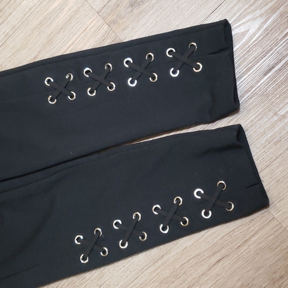 Michael Kors Leggings with Lace Up Detail - Picture 3 of 8
